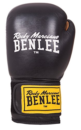 BENLEE Rocky Marciano Unisex Evans Boxhandschuhe, Schwarz, 16 oz EU von BENLEE Rocky Marciano