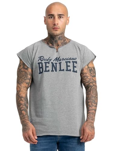 BENLEE Herren T-Shirt Normale Passform Edwards Marl Grey M von BENLEE Rocky Marciano