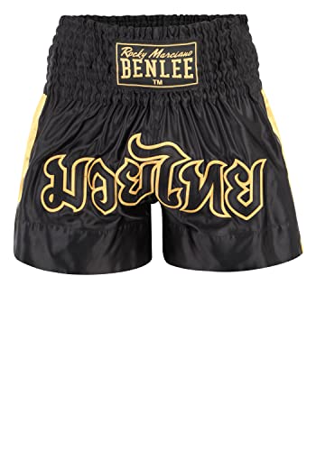 BENLEE Herren Thaibox-Hose Goldy Black/Gold XL von BENLEE Rocky Marciano