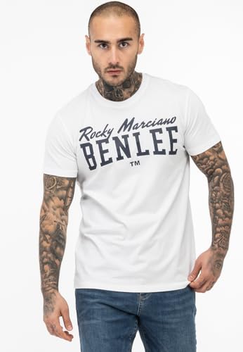 BENLEE Herren T-Shirt Normale Passform Logo White XXXL von BENLEE Rocky Marciano