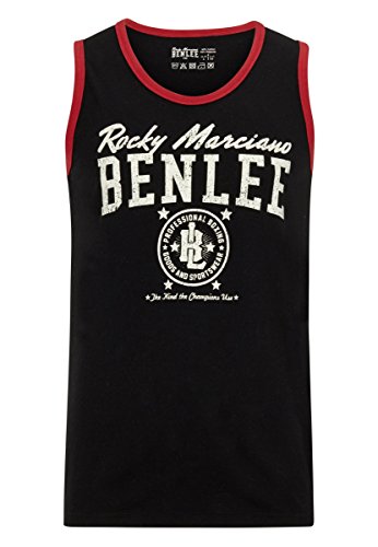 Benlee Herren Singlet schmale Passform Pittsfield Black XXL von BENLEE Rocky Marciano