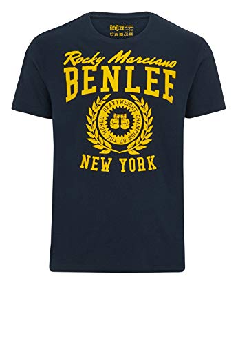 Benlee Herren T-Shirt Normale Passform Duxbury Dark Navy XXXL von BENLEE Rocky Marciano