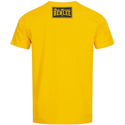 BENLEE Herren T-Shirt Normale Passform Logo Warm Yellow M von BENLEE Rocky Marciano