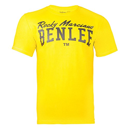 BENLEE Herren T-Shirt Normale Passform Logo Warm Yellow S von BENLEE Rocky Marciano