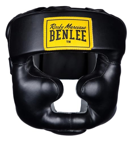 Benlee Kopfschutz aus Kunstleder Full Protection Black L/XL von BENLEE Rocky Marciano