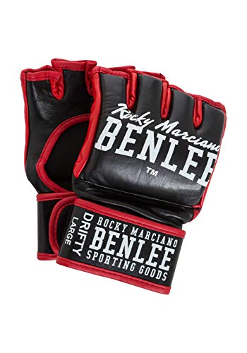 Benlee MMA-Trainingshandschuhe aus Leder DRIFTY Black L von BENLEE Rocky Marciano