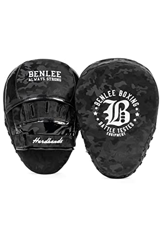 BENLEE Handpratzen aus Kunstleder (1 Paar) HARDHANDS one size, Black/Silver von BENLEE Rocky Marciano