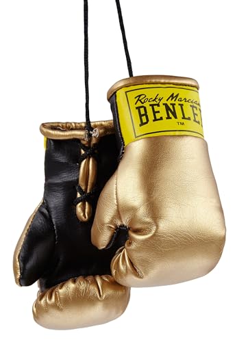 BENLEE Rocky Marciano Unisex Miniature Boxing Gloves, Gold, Einheitsgröße EU von BENLEE Rocky Marciano