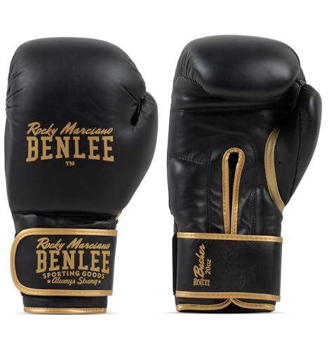 BENLEE Boxhandschuhe aus Leder BASHER 16 oz, Black/Gold BENLEE Boxhandschuhe aus Leder BASHER 16 oz, Black/Gold von BENLEE
