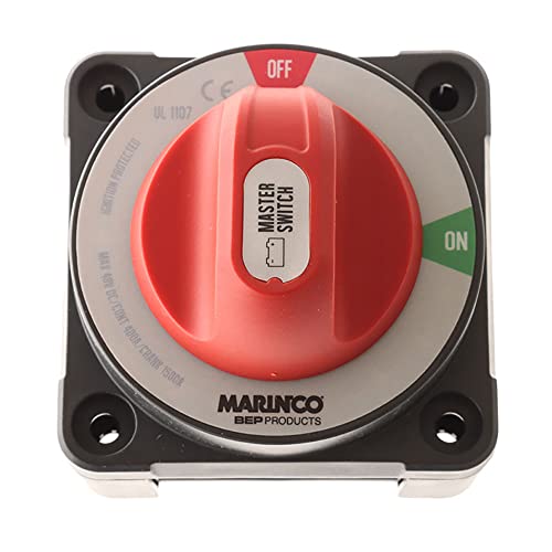 BEP Marine Other BEP Battery Switch PRO Installer Double Pole ON/Off 48V MAX. 400A Continuous (Bulk) DBE-055, Multicolor, One Size von BEP Marine