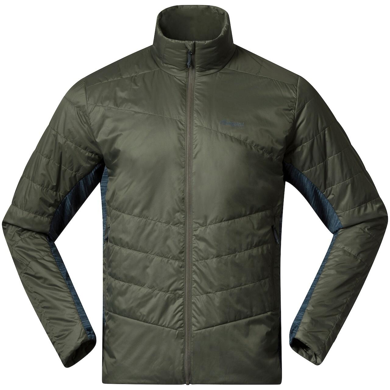 Bergans of Norway Rabot V2 Insulated Hybrid Jacket - Grüner Schlamm/Orion Blau von BERGANS OF NORWAY