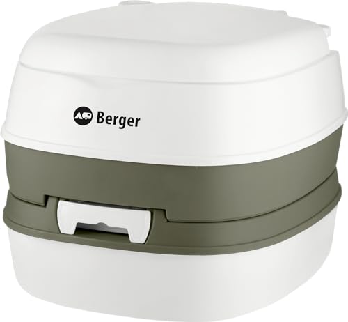 BERGER Mobile Campingtoilette Bio Comfort 14L | Platzsparend & Leicht zu Reinigen | Mit Abnehmbarem Abwassertank | Ideal für Unterwegs | Komfortable Chemietoilette BERGER Mobile Campingtoilette Bio Comfort 14L | Platzsparend & Leicht zu Reinigen | Mit Abnehmbarem Abwassertank | Ideal für Unterwegs | Komfortable Chemietoilette von BERGER