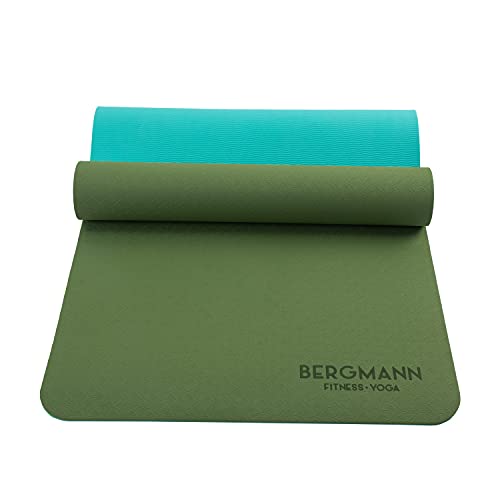 BERGMANN Yogamatte mit Tragegurt, TPE Fitnessmatte rutschfeste Gymnastikmatte, umweltfreundliche Übungsmatte, Sportmatte für Yoga, Pilates Heimtraining, 183 x 61 x 0.6cm BERGMANN Yogamatte mit Tragegurt, TPE Fitnessmatte rutschfeste Gymnastikmatte, umweltfreundliche Übungsmatte, Sportmatte für Yoga, Pilates Heimtraining, 183 x 61 x 0.6cm von BERGMANN