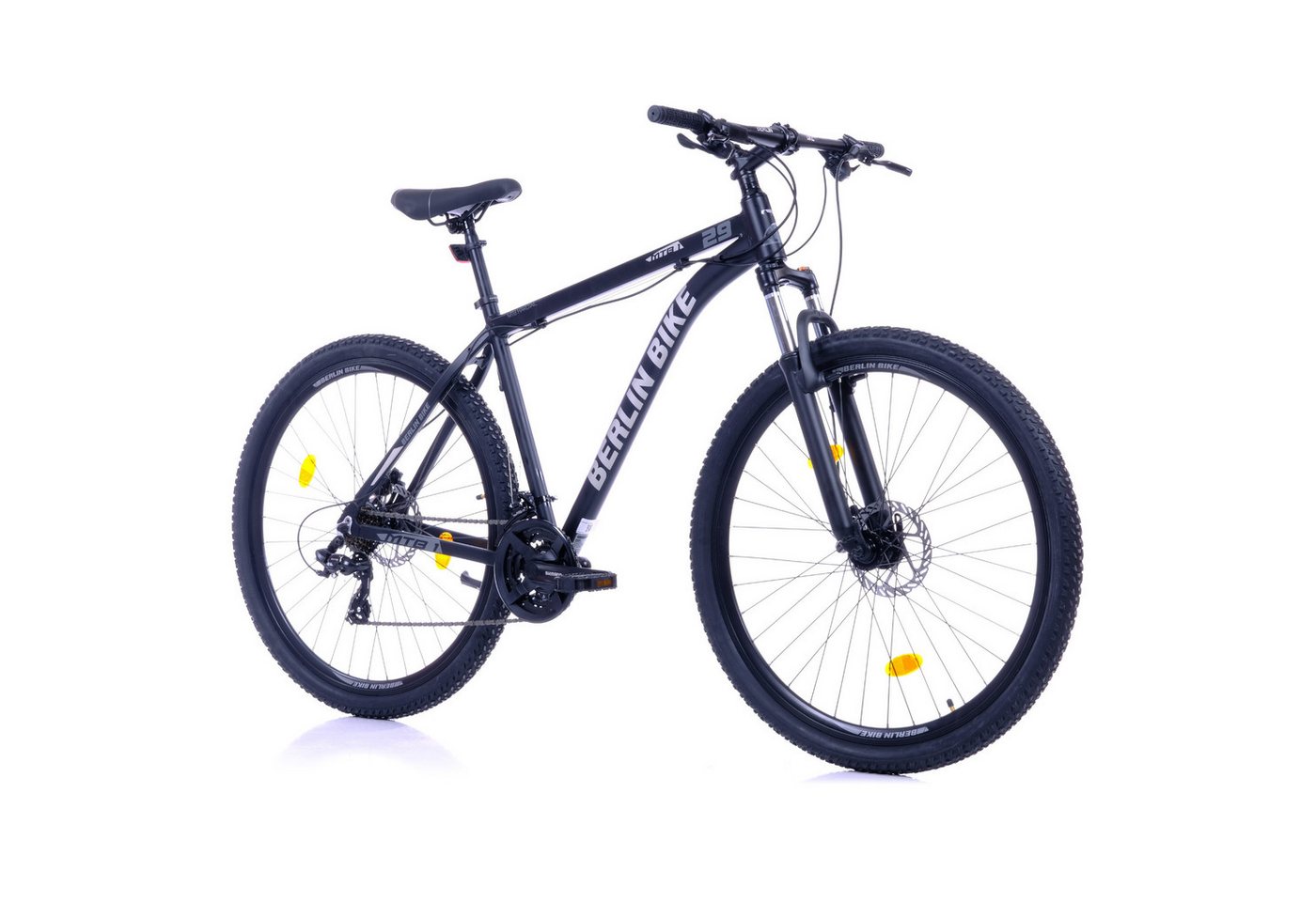 BERLIN BIKE Mountainbike MTB1, 21 Gang Shimano Shimano Schaltwerk, (Hydraulische Scheibenbremsen, Shimano Kurbel), 26/27.5/29 Zoll & 33–51 cm Rahmenhöhe – passend für jede Körpergröße BERLIN BIKE Mountainbike MTB1, 21 Gang Shimano Shimano Schaltwerk, (Hydraulische Scheibenbremsen, Shimano Kurbel), 26/27.5/29 Zoll & 33–51 cm Rahmenhöhe – passend für jede Körpergröße von BERLIN BIKE