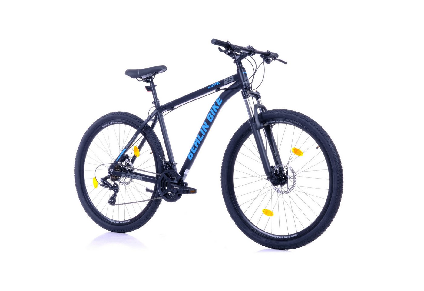 BERLIN BIKE Mountainbike MTB1, 21 Gang Shimano Shimano Schaltwerk, (Hydraulische Scheibenbremsen, Shimano Kurbel), 26/27.5/29 Zoll & 33–51 cm Rahmenhöhe – passend für jede Körpergröße BERLIN BIKE Mountainbike MTB1, 21 Gang Shimano Shimano Schaltwerk, (Hydraulische Scheibenbremsen, Shimano Kurbel), 26/27.5/29 Zoll & 33–51 cm Rahmenhöhe – passend für jede Körpergröße von BERLIN BIKE