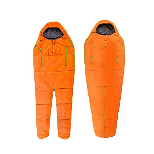 BERRIHORT Sleeping Bags, Adult Sleeping Bag, Winter Sleeping Bag, with Compression Bag, (Orange) von BERRIHORT