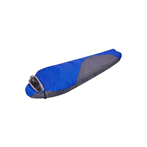 BERRIHORT Sleeping Bags Sleeping Bag Winter Cotton Warm Tourism Sleeping Bags with Compression Sack Wearable Blanket for Camping Hiking/Blue/Size von BERRIHORT
