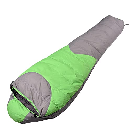 BERRIHORT Sleeping Bags with Hoods for Adults Lightweight Sleeping Bag Rectangular Sleeping Bags for Outdoor Adventure & Survival Essentials,Blue Hello (Green) von BERRIHORT