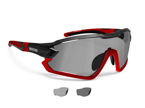 BERTONI Fahrradbrille Sport Sonnenbrille Radbrille MTB mit Sehstärke für Brillenträger mod. QUASAR BERTONI Fahrradbrille Sport Sonnenbrille Radbrille MTB mit Sehstärke für Brillenträger mod. QUASAR von BERTONI