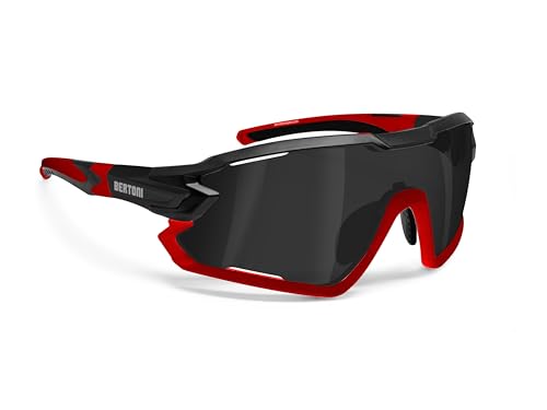 BERTONI Fahrradbrille Sport Sonnenbrille Radbrille MTB mit Sehstärke für Brillenträger mod. QUASAR BERTONI Fahrradbrille Sport Sonnenbrille Radbrille MTB mit Sehstärke für Brillenträger mod. QUASAR von BERTONI