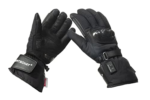 BERTSCHAT Beheizbare Motorradhandschuhe | Beheizbare Handschuhe | Bis 8 Stunden | Dual Heating | Unisex | XS von BERTSCHAT