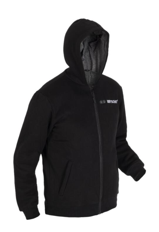 Beheizbarer Hoodie Dual Heating Herren Schwarz von BERTSCHAT