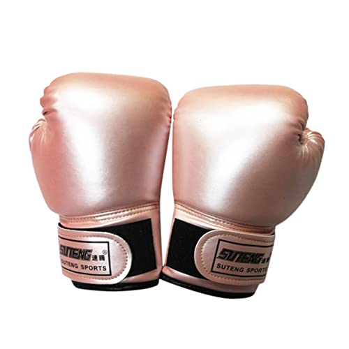 BESPORTBLE 1 Paar Boxhandschuhe Rosa Perlmuttfarbener Glanz Mit Schwammbildenden Liner Für Optimalen Komfort Und Schutz Ideal Für Boxen Kickboxen Und Sandsacktraining von BESPORTBLE