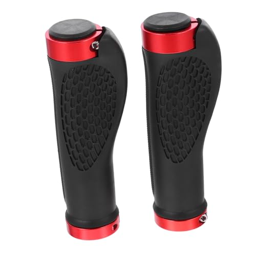 BESPORTBLE 1 Paar Fahrrad Lenker cauchtisch cautsch Bike Fitting Lenkergriffe für Fahrrad Bike Handlebar Grips Anti-Rutsch-Griffe Fahrradzubehör Rennrad Versorgung Fahrradgriffe Gummi rot von BESPORTBLE