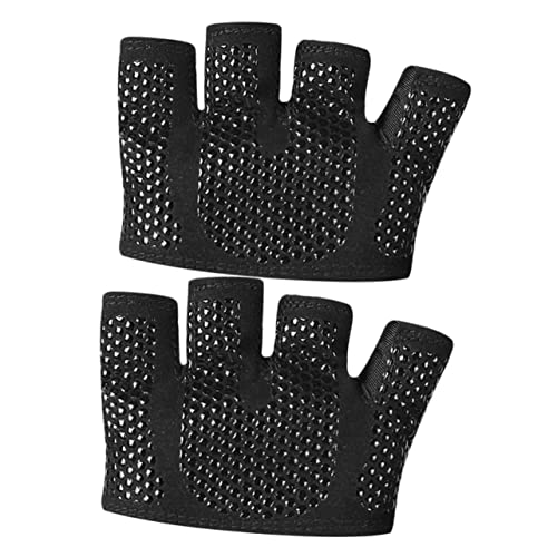 BESPORTBLE 1 Paar Grip-Übungshandschuhe Hebehandschuhe Gymnastik Griff Gewichtheber Handschuhe Gewichtheben Handschuhe Halbfinger-Handschuhe für das Fitnessstudio Handschuhe für das Training von BESPORTBLE