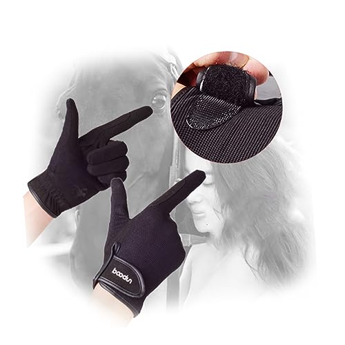 BESPORTBLE 1 Paar Handschuhe zum Reiten Mann wasserdichte Handschuhe Herren Pferdehandschuhe Handschuhe Halbfinger Gloves handmuff Mitts fahrradhandschuhe Reiterausbildung Reitzubehör Coffee von BESPORTBLE