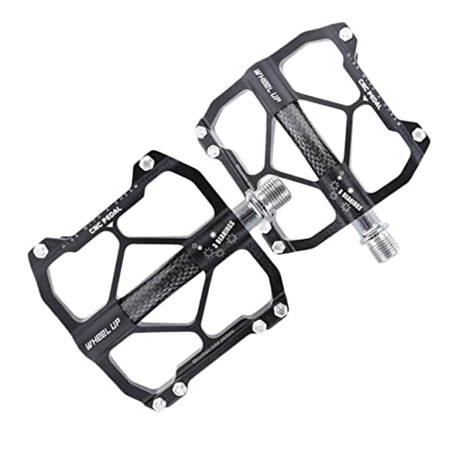 BESPORTBLE 1 Paar Mountainbike-Pedal Fahrradzubehör Klingel für Fahrrad Pedalwechsel Fahrradträger fahrräder ersatzteile fahrradpedale Fahrradersatz par Pedale aus Aluminiumlegierung Black von BESPORTBLE