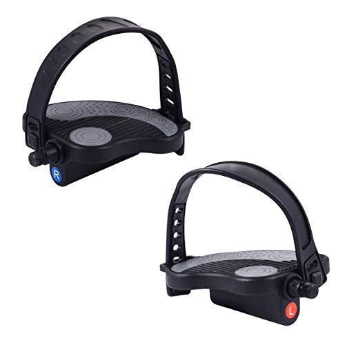 BESPORTBLE 1 Paar Pedale Fußpedaltrainer Heimtrainer Flache Form Fußschlaufen Für Heimtrainer Fahrrad-zehenclips Fahrradpedal Ersatz Für Heimtrainer Zehenriemen Plastik Tragbar Fitness Boden BESPORTBLE 1 Paar Pedale Fußpedaltrainer Heimtrainer Flache Form Fußschlaufen Für Heimtrainer Fahrrad-zehenclips Fahrradpedal Ersatz Für Heimtrainer Zehenriemen Plastik Tragbar Fitness Boden von BESPORTBLE