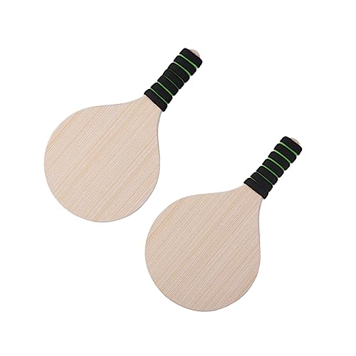 BESPORTBLE 1 Paar Strandballschläger hühner spielsachen für strandspielzeug für draußen Outdoor Badmintonschläger Schläger für Strandbälle Hölzern BESPORTBLE 1 Paar Strandballschläger hühner spielsachen für strandspielzeug für draußen Outdoor Badmintonschläger Schläger für Strandbälle Hölzern von BESPORTBLE