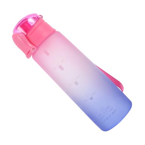 BESPORTBLE 1 STK Wasserbecher Wasserflasche Spender Reise Wasser Krüge trinkflasche für kindertrinkflaschen Sportwasserbehälter tragbare Getränkeflasche Tritan Rosa Wiederverwendbar von BESPORTBLE