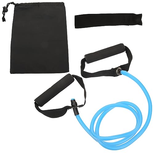 BESPORTBLE 1 Satz Fitness-widerstandsband Fitnessstudio Stärke Fitness-armbänder Heben Griff Ausbildung Yoga-Block Riemen Zubehör Fitnessgeräte Drücken Trainieren Rad Trainer Polyester Blue von BESPORTBLE