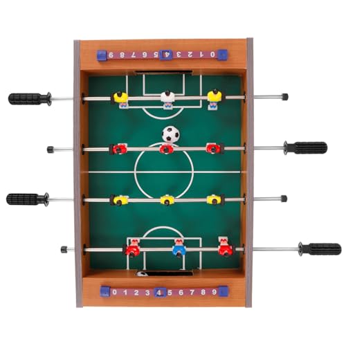 BESPORTBLE 1 Satz Kickermaschine Tischfußballspiel Mini Tischkicker Interaktives Fußballspiel Kickertisch Kreatives Fußballspiel Spieltische Tragbarer Tischfußball Hallenfußball Hölzern von BESPORTBLE