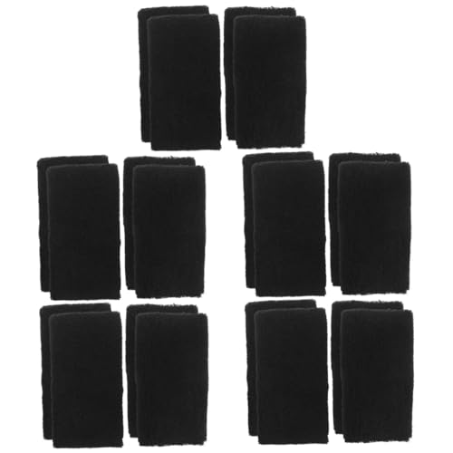 BESPORTBLE 10 Paar Sportarmbänder Aus Polycotton-Handtuch Elastischer Riemen Am Handgelenk Dehnbare Handgelenkstützen Handgelenkschlaufen Zum Gewichtheben Black Polyester Baumwolle von BESPORTBLE