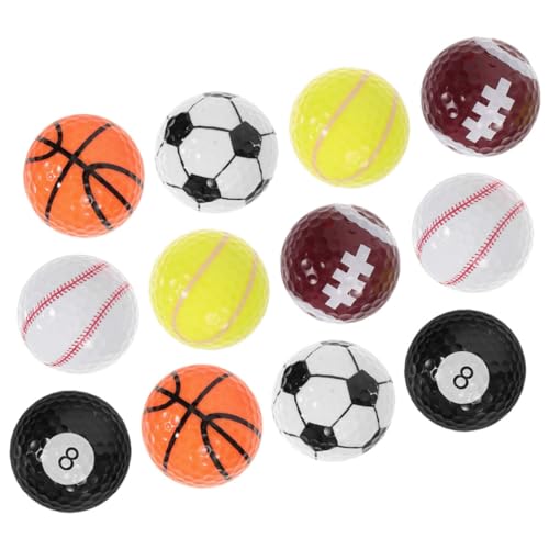 BESPORTBLE 12-teiliges Set Golf Spiel Ball Harz von BESPORTBLE