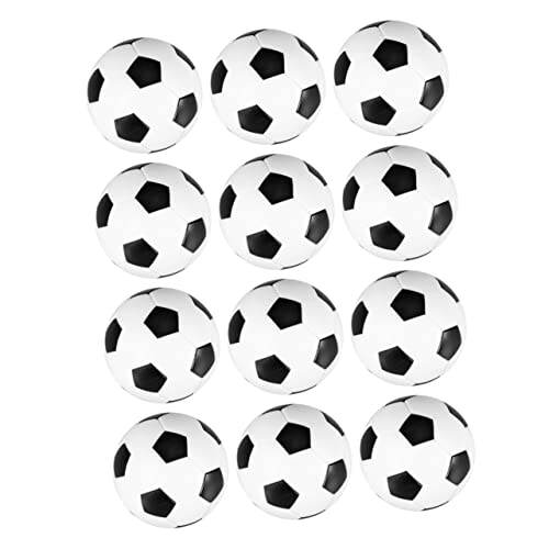 BESPORTBLE 12St Tischfußballball 36MM Mini-Fußball Fußbälle leuchtender Fußball Fußballspiel tischfussballtisch Foosball fußfederball fuussball Football Balls Table Soccer Kickertisch von BESPORTBLE