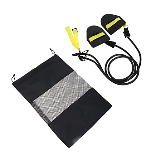 BESPORTBLE 1Stk Schwimmtrainer Bausatz Gürtel Paddel Bungee-Seile Schwimmen Ausbildung fitnessband fitnessbänder Fitness-Straps Schwimmtrainingsgurtleine Schwimmtrainingszubehör TPE Black von BESPORTBLE