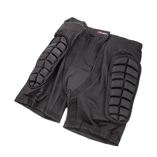 BESPORTBLE 1Stk Ski Hosen Schutzausrüstung montieren Hose zum Skaten Outdoor-Sportschutzhose Protektorhose für Eislaufen Schutzhose für Extremsportarten Skihose Rollschuhhose Schwamm Black von BESPORTBLE