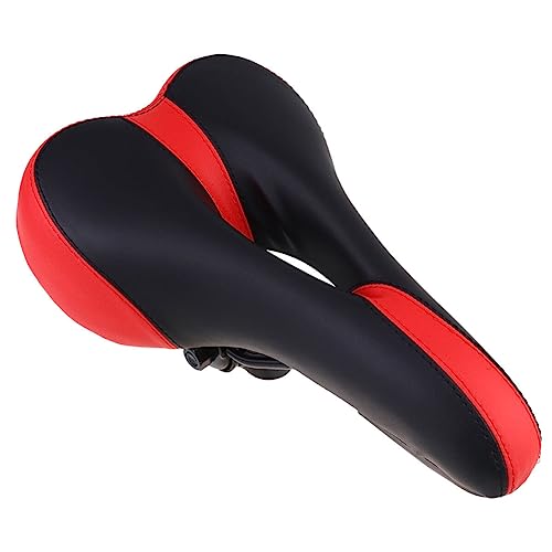 BESPORTBLE Bequemer Fahrradsattel Verdickt und Atmungsaktiv für Mountainbikes Einfache Installation Farben Schwarz und Rot BESPORTBLE Bequemer Fahrradsattel Verdickt und Atmungsaktiv für Mountainbikes Einfache Installation Farben Schwarz und Rot von BESPORTBLE