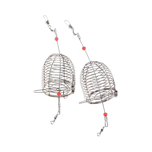 BESPORTBLE 2 STK Angeln Mit Künstlichen Ködern Schwimmköder Federkäfig Aus Edelstahl Vorrichtungen Angelkorb Angelkäfig Fischköder Klemmbausteine Angelfalle Käfig Automatisch Köderkäfig BESPORTBLE 2 STK Angeln Mit Künstlichen Ködern Schwimmköder Federkäfig Aus Edelstahl Vorrichtungen Angelkorb Angelkäfig Fischköder Klemmbausteine Angelfalle Käfig Automatisch Köderkäfig von BESPORTBLE