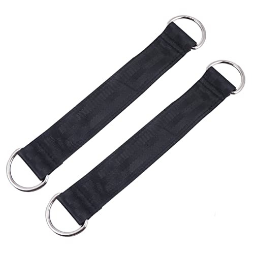 BESPORTBLE 2 STK Zubehör für Fitnessgeräte Kleiderbügelhaken s Haken Bauchgurte Pullup Band Turnen zubehör Pullup-Bänder für den Innenbereich Zugbänder für die Übung Nylon-Edelstahl Black von BESPORTBLE