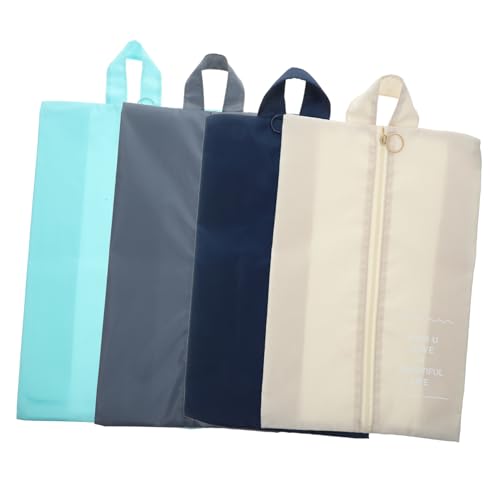 BESPORTBLE 2 Sätze Schuhe Staubbeutel Schuhtaschen Große Packwürfel Reisezubehör Tragbar Tasche Für Golfschuhe Überschuhe Für Reiseschuhe Schuhbeutel Schuhbehälter Nylon-Twill 4 Stück * 2 von BESPORTBLE