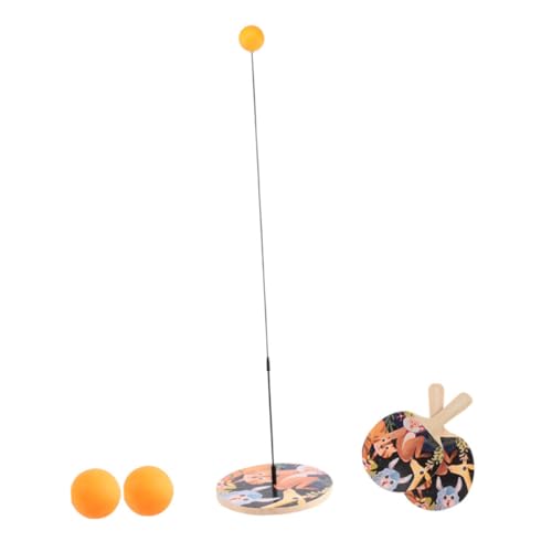 BESPORTBLE 2 Sätze Tischtennis Trainer magnetisches Angelspiel Spielküchenzubehör Spiele Tischtennis Set tischtennisset Sporttrainingsspielzeug für frühpädagogisches hölzern von BESPORTBLE