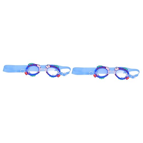 BESPORTBLE 2 Stück Cartoon Kinder Schwimmbrille Kinderbrille Schwimmbrille Kinder Antibeschlagbrille Mädchenbrille Wasserdicht Schwimmen Erwachsene Schwimmbrille Kinderbrille Marineblau von BESPORTBLE