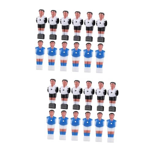 BESPORTBLE 24 STK Fußball-maschinenpuppe Kicker-Sportler Mini-Puppen Fußball-männer-Figur Kickertisch Männer Tischfußballspiel Tischfußballpuppe Tischfußball Männer Mini-fußballer Abs von BESPORTBLE