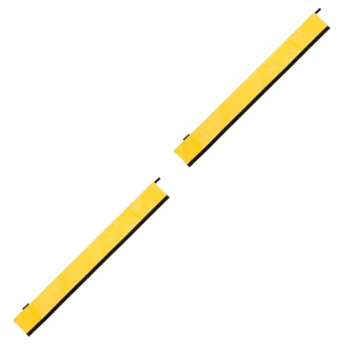 BESPORTBLE 2St sichern Karabiner Kletterseilschutz Kletterspielzeug Ankerseil Klettergurt clé sicherungsseil sicherheitsseil schnelle Downhill-Seilschützer Bergsteigerseilabdeckung PVC Yellow von BESPORTBLE