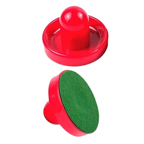 BESPORTBLE 2er Set 96 Mm Air Hockey Drücker Und Pucks Ersatzteile Für Air Hockey Tische Hochwertige Torwart Griffe Ideales Zubehör Für Spannende Spielabende Rot von BESPORTBLE